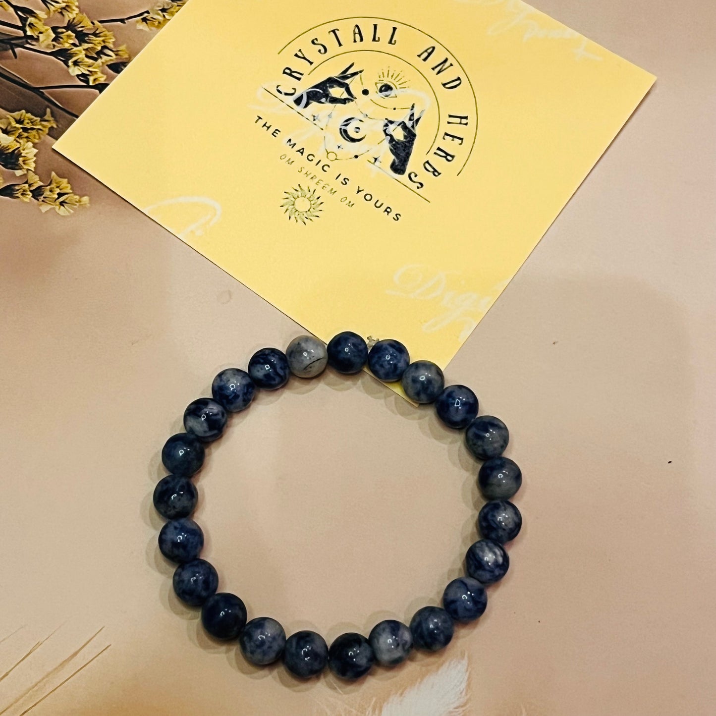 Sodalite Bracelet by Crystall and Herbs