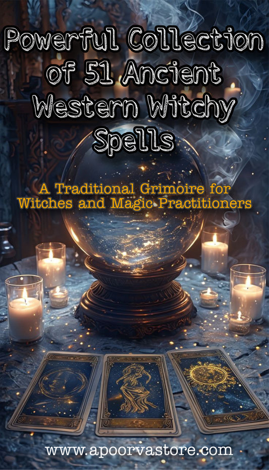 Powerful Collection of 51 Ancient Western Witchy Spells - A Traditional Grimoire for Witches and Magic Practitioners EBook