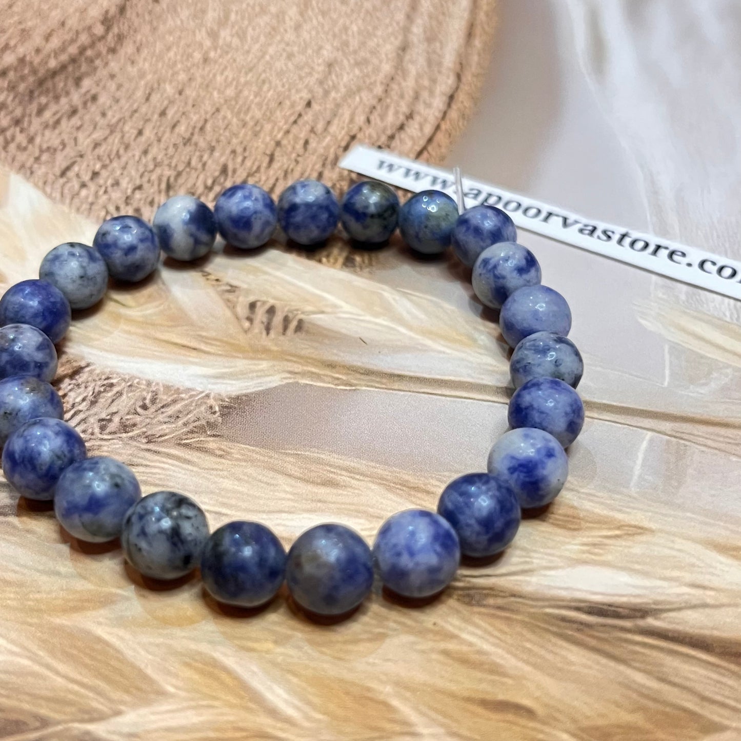 Sodalite Handmade Bracelet by Crystall and Herbs