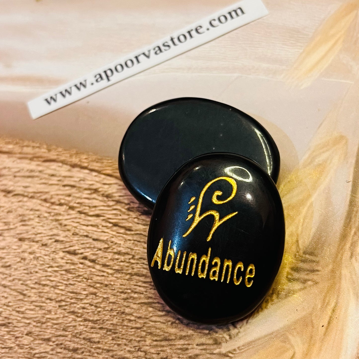 Abundance Zibu Symbol Coin by Crystall and Herbs