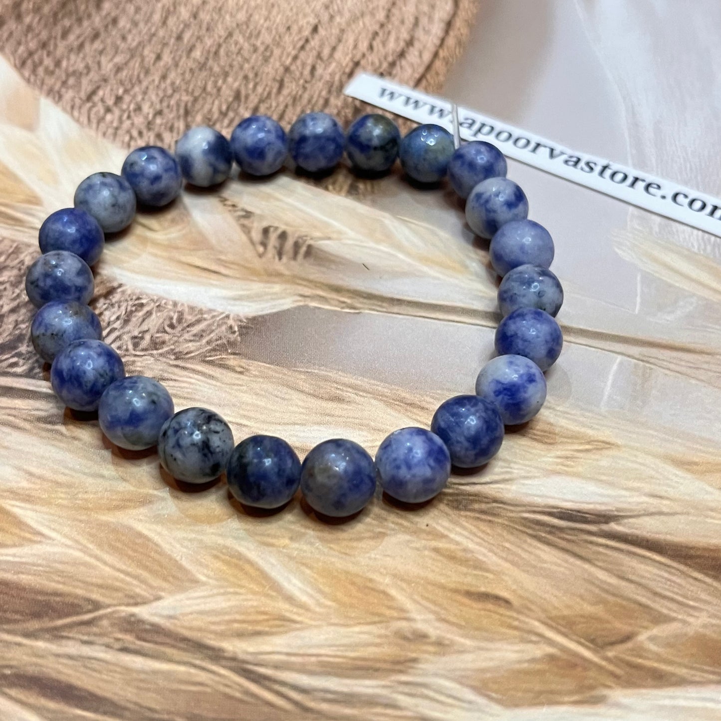 Sodalite Handmade Bracelet by Crystall and Herbs