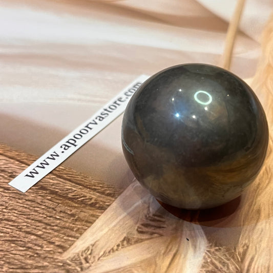 Pyrite Sphere by Crystall and herbs