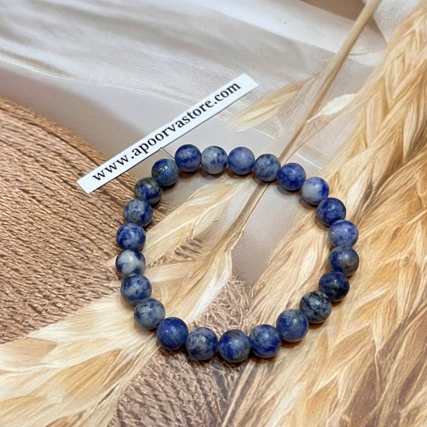 Sodalite Handmade Bracelet by Crystall and Herbs