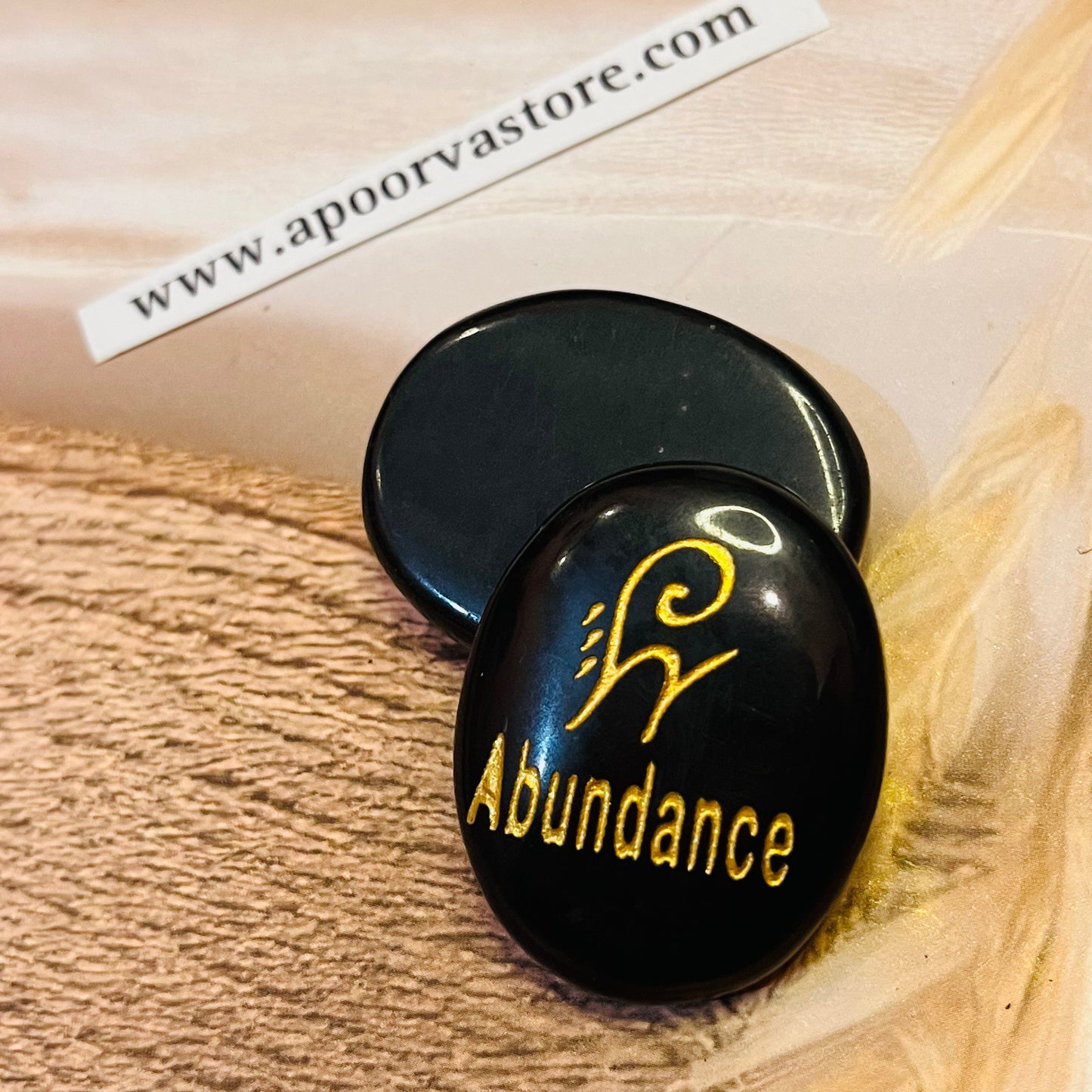 Abundance Zibu Symbol Coin by Crystall and Herbs