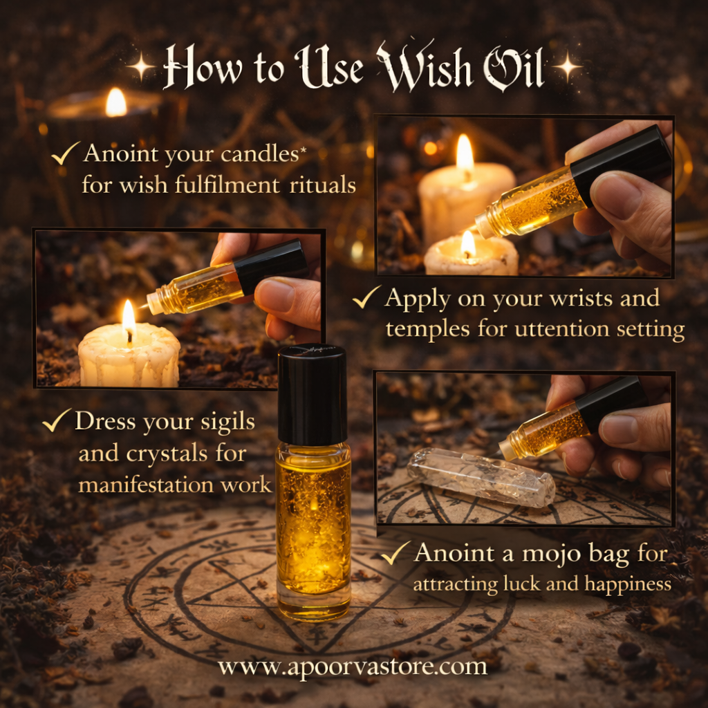 Wish Manifestation Oil BOOST YOUR SPELLS & MANIFESTATIONS!