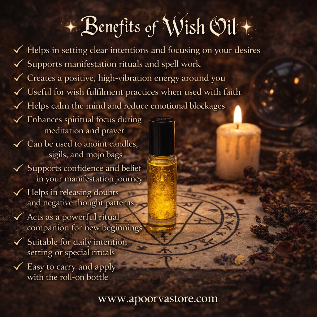 Wish Manifestation Oil BOOST YOUR SPELLS & MANIFESTATIONS!