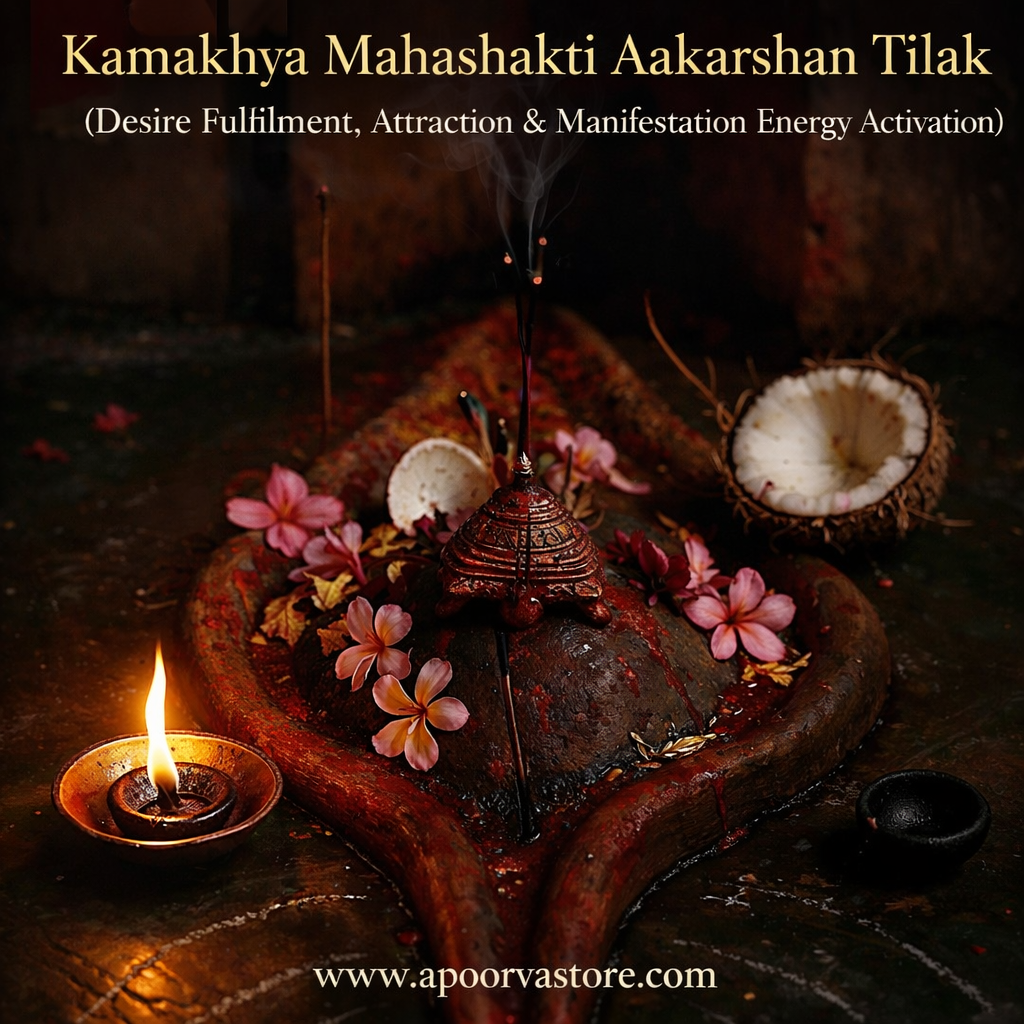 Kamakhya Mahashakti Aakarshan Tilak (Desire Fulfilment, Attraction & Manifestation Energy Activation)
