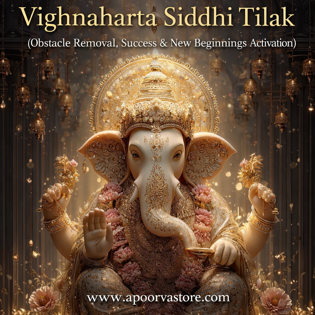 Vighnaharta Siddhi Tilak (Obstacle Removal, Success & New Beginnings Activation)