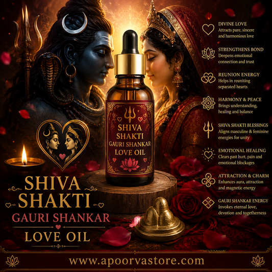 Shiva Shakti Gauri Shankar Love Oil – Love, Harmony & Marriage Manifestation Oil