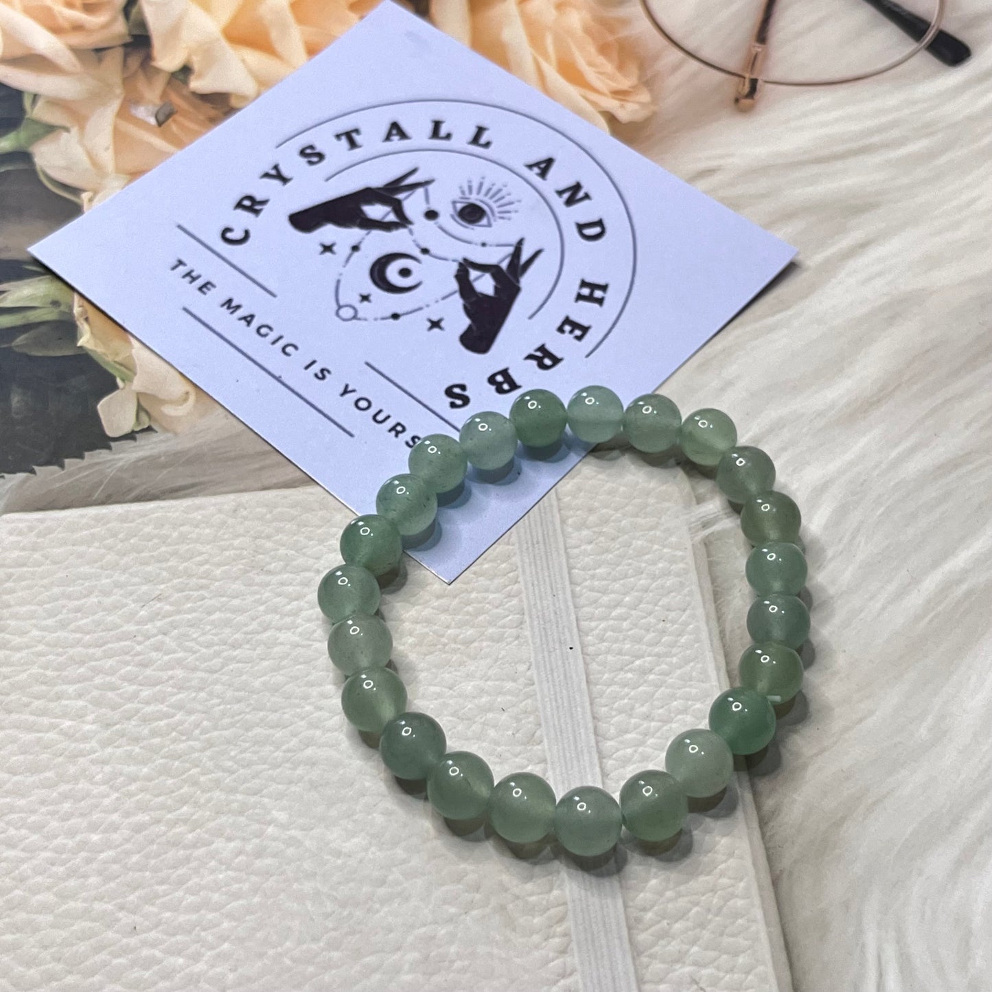 Green Aventurine Bracelet by Crystall and Herbs