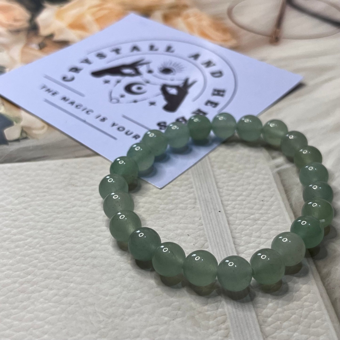 Green Aventurine Bracelet by Crystall and Herbs