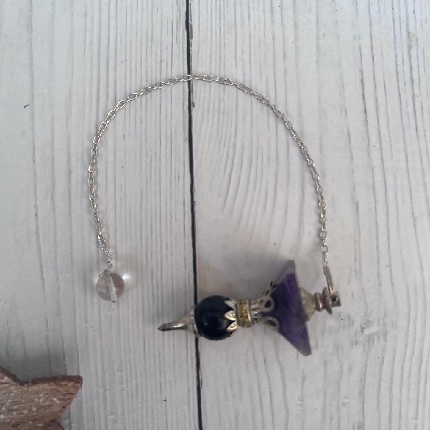 Amethyst Designer Pendulum by Crystall and Herbs