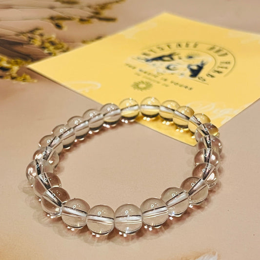 Clear Quartz bracelet by Crystall and Herbs