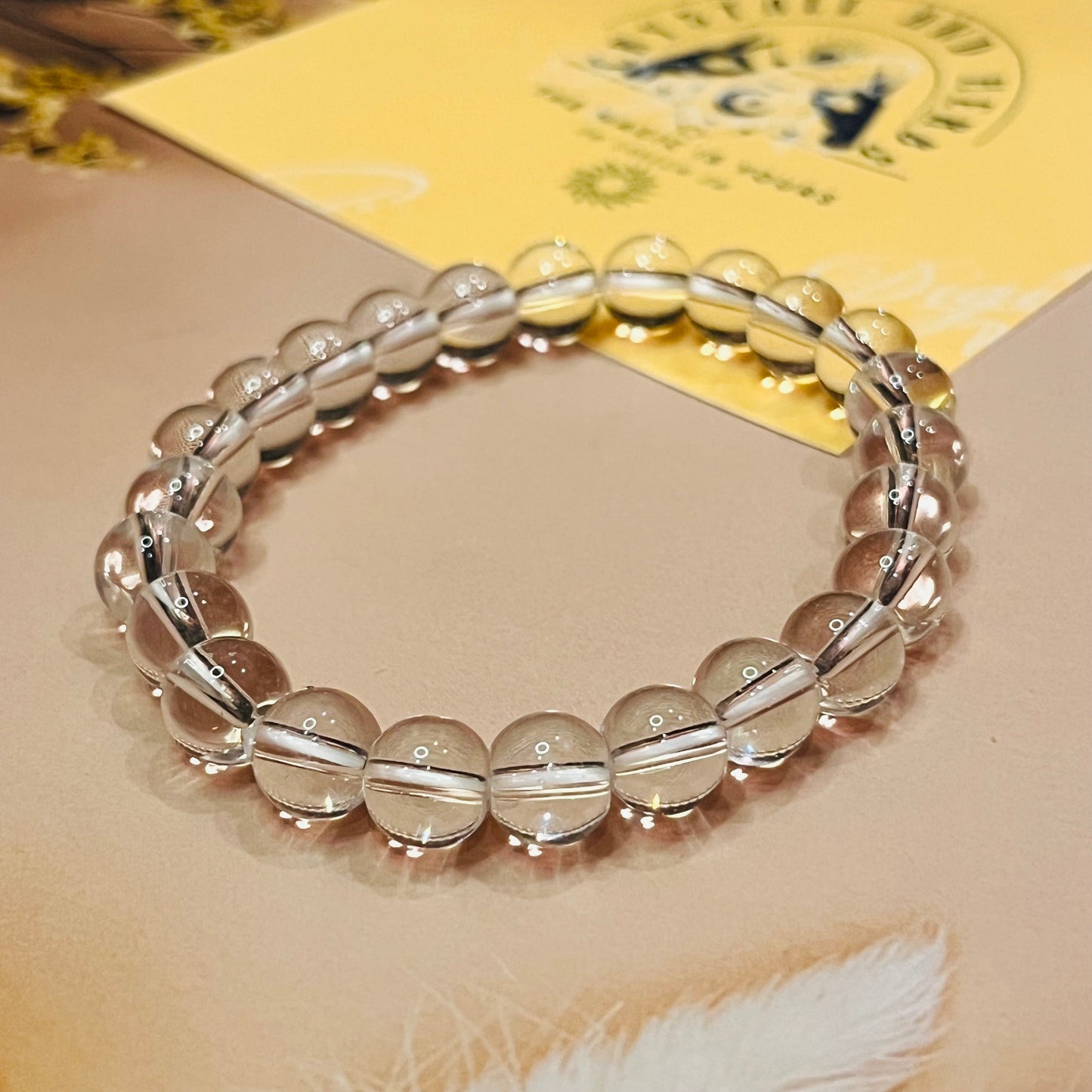 Clear Quartz bracelet by Crystall and Herbs