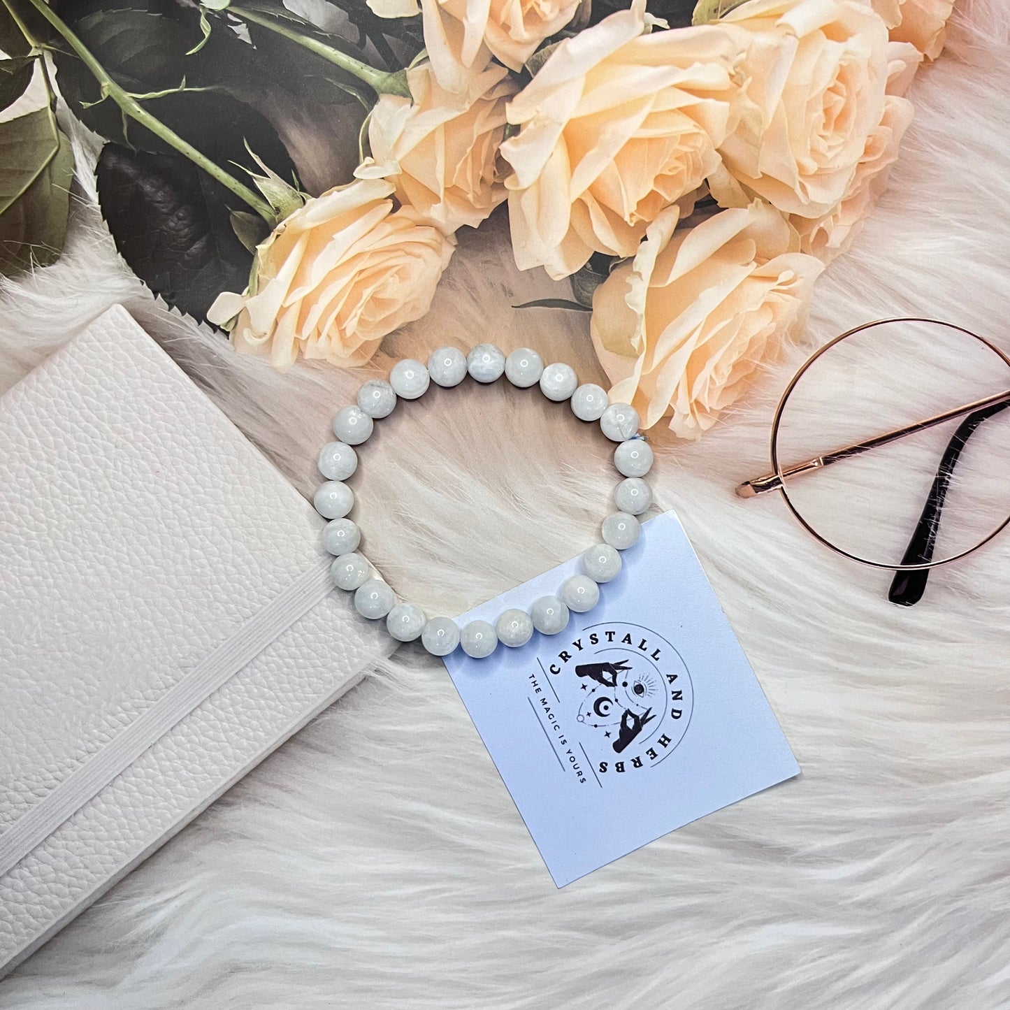 Moonstone Bracelet by Crystall and Herbs