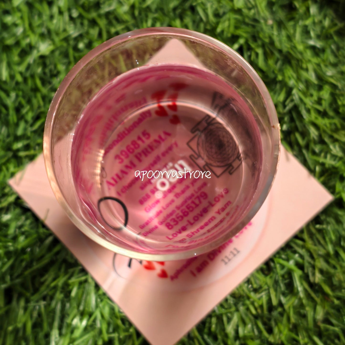 Self Love & Self Healing Energy Circle Energized and Activated for water manifestation with Lamination