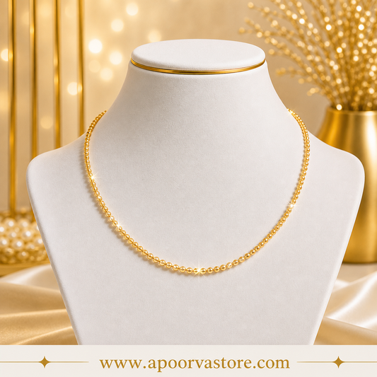 Citrine 1mm handmade Necklace by Crystall and Herbs