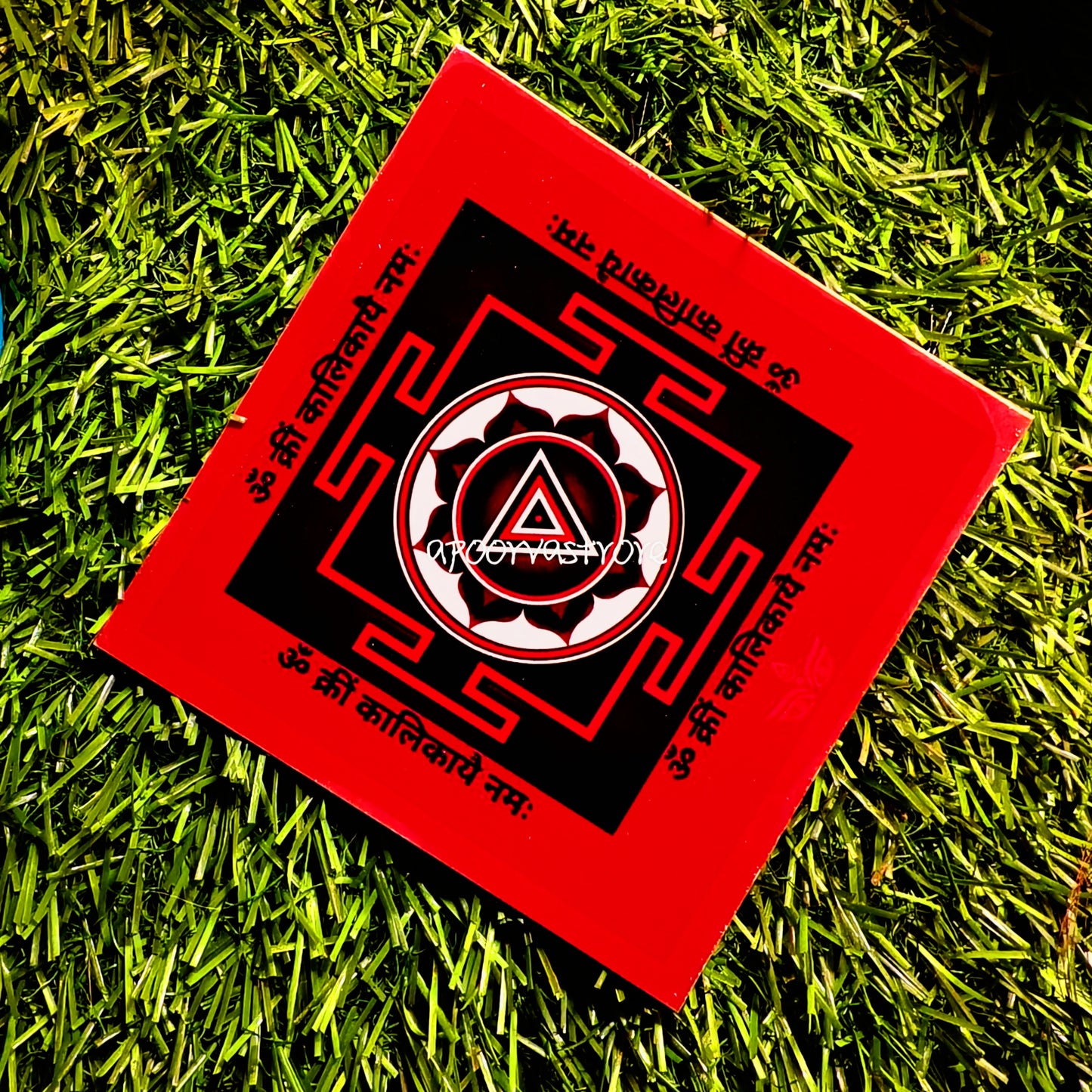 Maa kali Power Yantra card for Blessings and Manifestations ( Energized and Activated )