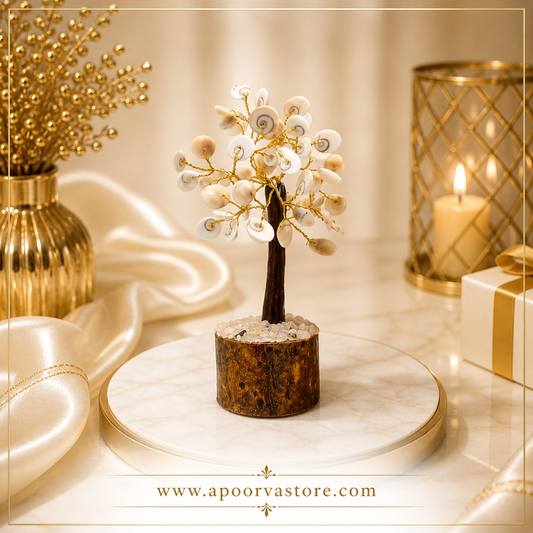 Gomti Chakra Abundance Tree by Crystall and Herbs