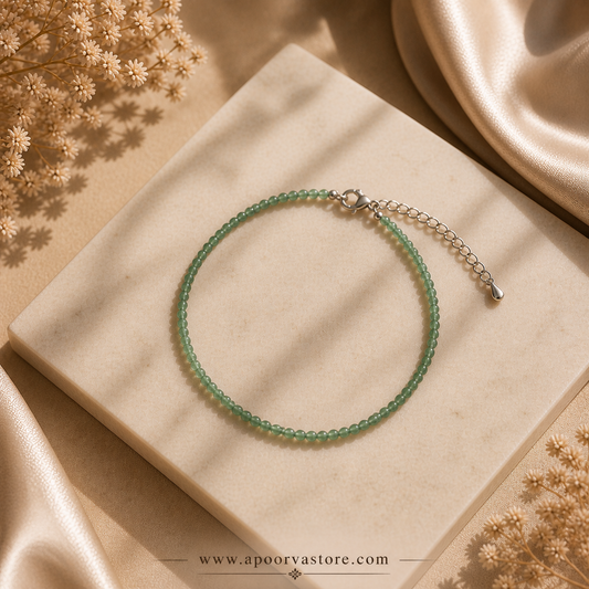 Green Aventurine 1mm handmade by Crystall and herbs