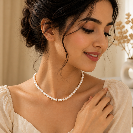 Pearl Necklace by Crystall and Herbs