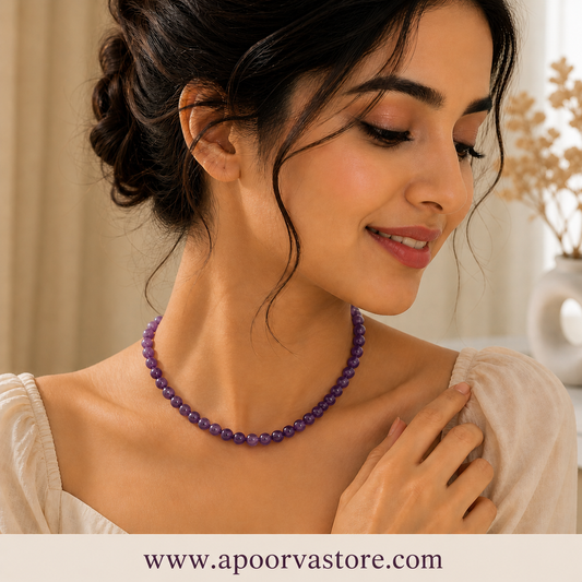 Amethyst Necklace by Crystall and herbs