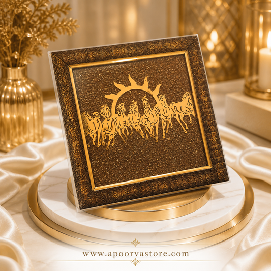 Seven Golden house with Pyrite by Crystall and Herbs