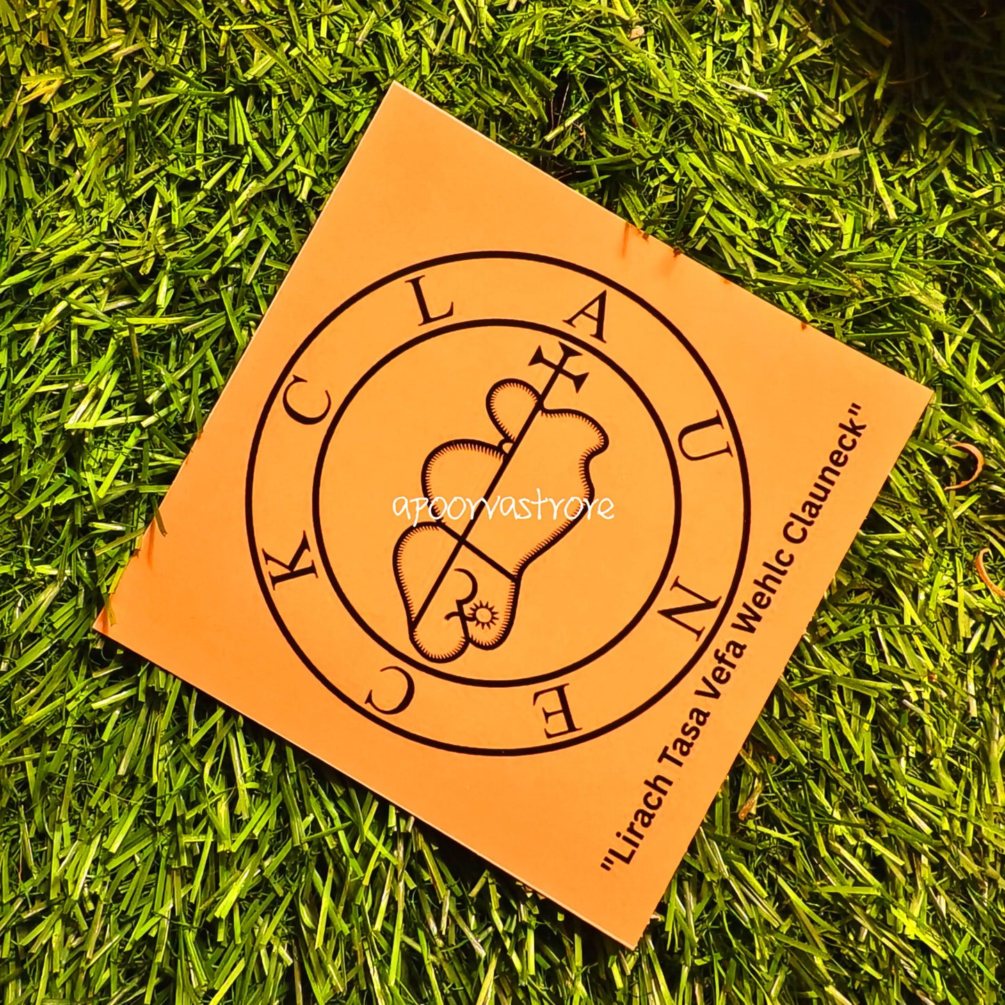 Money Attraction King Clauneck Energy Sigil Square Energized and Activated card