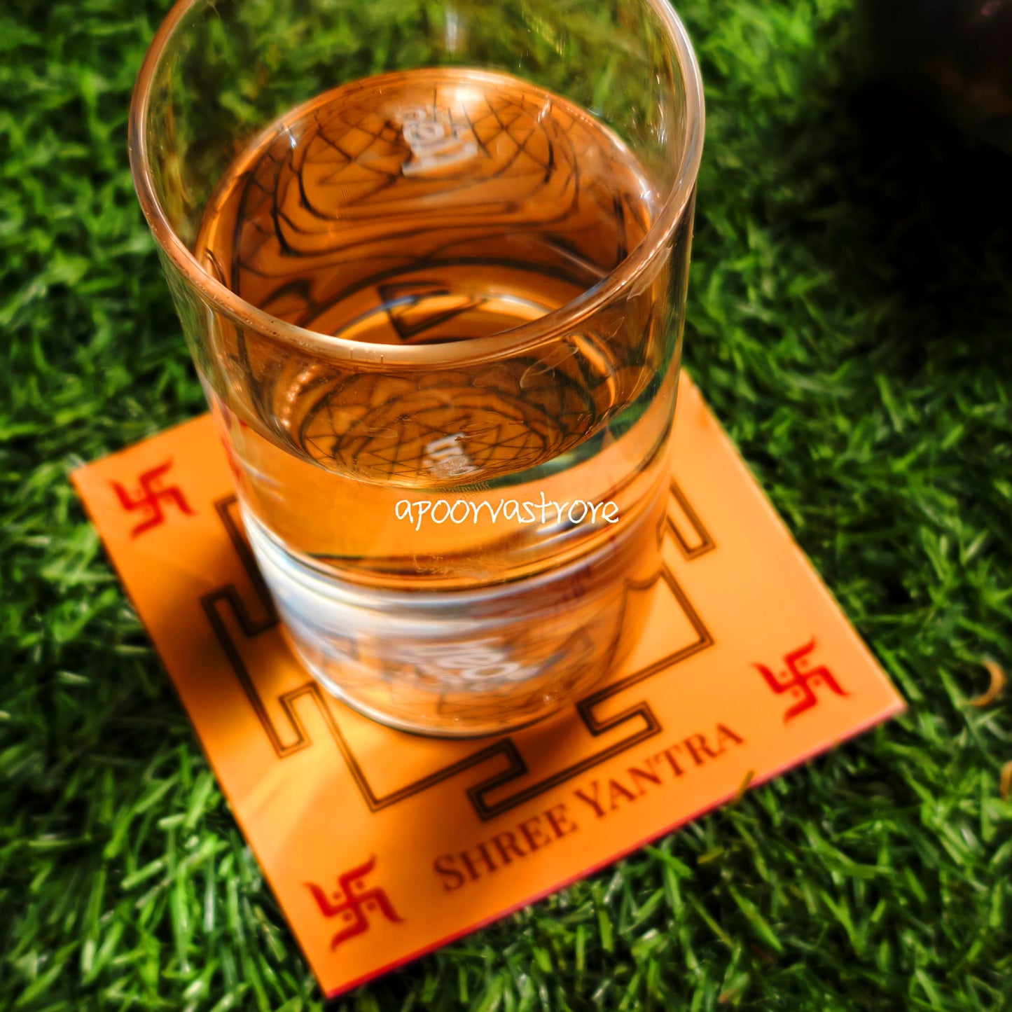 Shree Yantra Energized Square card  Wish fulfillment tool for all purpose (Laminated)